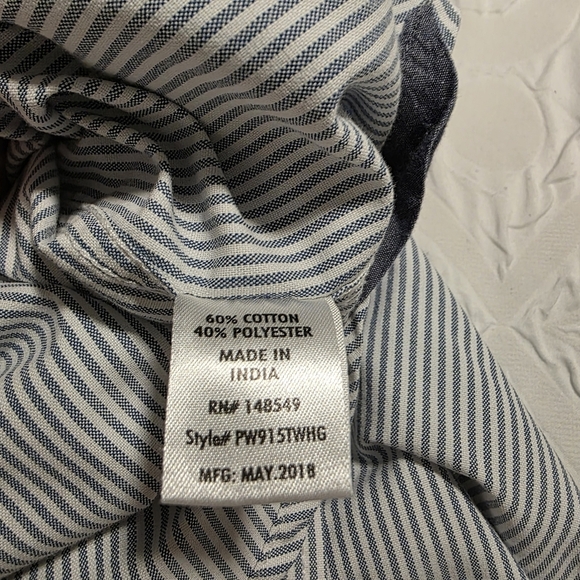 PD&C Men's Striped Button-Down Shirt - Picture 10 of 10